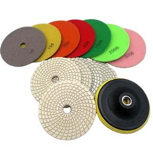 4 אינץ 100 מ "מ m14 חוט גמיש גומי אחורי ליטוש רפידות אריזה <span class=keywords><strong>pad</strong></span> מטחנת זווית מתאם גומי - Product Image 6