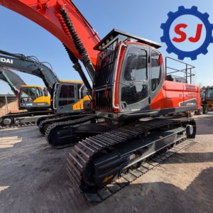 Excavadora hidráulica de cadenas de alta resistencia a bajo precio, Doosan 345LC, excavadora usada de 34 toneladas en stock para la venta. - Product Image 3