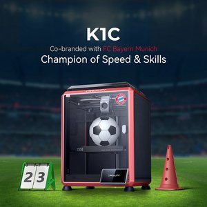 Creality K1C (FC <span class=keywords><strong>Bayern</strong></span> Edition) ขนาดใหญ่ Core-xy ความเร็วสูง 600 มม./วินาทีกล้อง AI ระดับอัตโนมัติเดสก์ท็อปอุตสาหกรรม FDM 3D เครื่องพิมพ์ - Product Image 2
