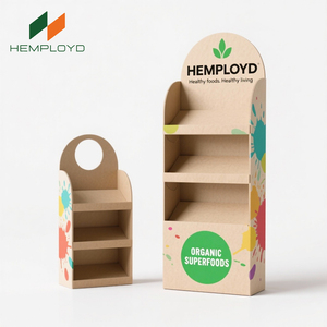 Exhibidor de Cartón para Mostrador de Tienda, Exhibidor Plegable de Cartón Corrugado para Supermercado - Product Image 4