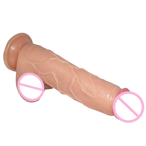 Volwassen Speelgoed Groothandel 9.84 Inch G-Spot Stimulatie Levensechte Cock Vagina Anale <span class=keywords><strong>Sex</strong></span> Toy Faak Zachte Realistische Dildo Met zuignap - Product Image 3