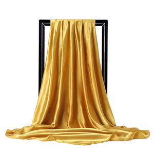 Foulard léger en polyester style soie lisse, nouveau modèle d'été, rétro et tendance, pour femme musulmane, idéal pour les voyages - <span class=keywords><strong>Jessi</strong></span> - Product Image 5