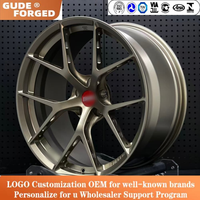 Jantes forgées GUDE 18 19 20 21 22 pouces personnalisées à 5 trous pour voitures de tourisme Porsche 911 992 997 Mercedes-Benz W204 W205 5x112 5x130