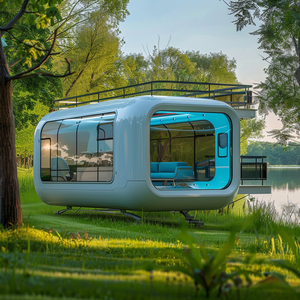 Akıllı Apple Kabin EPS Uzay Kapsülü Mobil Ev Konteyner Otel Ofis Dükkan Manzaralı Alan Aktivite Evi - Product Image 4