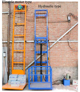 Petit ascenseur de fret <span class=keywords><strong>électrique</strong></span> hydraulique pour une utilisation intérieure/extérieure pour l'entrepôt domestique bureau fret/marchandises ascenseur passager AC - Product Image 5