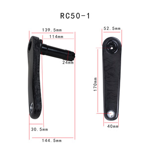 Groupe de <span class=keywords><strong>pédalier</strong></span> intégré en carbone Gineyea RC50 pour vélos de route, plateaux 170 mm, composants légers, compatible Direct-Mount, Chine - Product Image 4