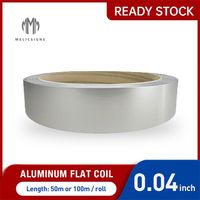 Melic Ms-4 Chinese Mill Finish 1000series Aluminium Channel Letter Coil Lebar 3.5 inci/4.3 inci/5.3 inci Permukaan Halus Berlapis PE