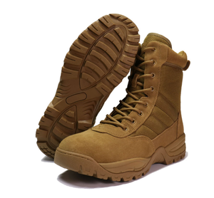 Botas Tácticas Ligeras Transpirables Color Coyote Marrón para Desierto y Senderismo en la Selva, Modelo TSB09, Hechas en China - Product Image 1