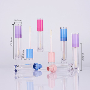 Rỗng Trong Suốt 8Ml Lip Gloss Ống Nhựa Lip Balm Bao Bì Mỹ Phẩm <span class=keywords><strong>Container</strong></span> Với Đầy Màu Sắc Bàn Chải Có Nắp Đậy Cho Son Môi Sử Dụng - Product Image 6