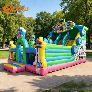 Castillo Inflable con Tobogán Ceyu, Diseño de Perro de Dibujos Animados, <span class=keywords><strong>para</strong></span> Fiestas, Bodas, Niños, Deportes, Centro de Juegos, <span class=keywords><strong>para</strong></span> 8-10 Personas - Product Image 1