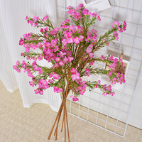 Fleurs artificielles en soie, fleurs de prunier d'hiver, design vintage, moulées par injection, décoration intérieure, accessoires photo pour mariage