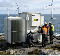 Transformador de Distribución Trifásico Rainbow S13-M-500 de Alta Eficiencia, Herméticamente Sellado, Sumergido en Aceite, Bobinado de Cobre Puro, 10kV