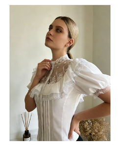 Chemisiers en dentelle et maille haut de gamme, durables et très abordables, nouveau style 2026, personnalisés pour femmes - Product Image 1