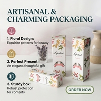 Boîte en carton personnalisée de luxe pour l'emballage de produits cosmétiques, emballage écologique, boîte pour rouges à lèvres, vernis à ongles, flacons