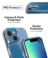 Coques de téléphone certifiées en TPU souple et transparent pour iPhone 15, 16, 17 – Étui de protection multifonction antichoc avec support et cadre métallique
