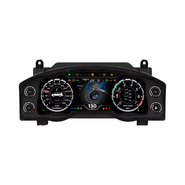 WEIJUNPRO 12.3 Inch Digital Dashboard Instrument Cluster New Condition Speedometer Panel for Toyota Land Cruiser 2008-2015