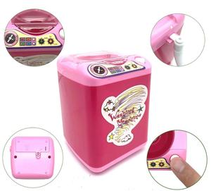 Mini Limpiador Eléctrico de Brochas de Maquillaje de Plástico - Máquina de Limpieza Automática de 2 Colores, También Sirve como Batidora de Café, Edades 4-12 - Product Image 2