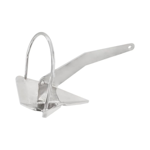ISURE MARINE 316 <span class=keywords><strong>Ancre</strong></span> bêche en acier inoxydable <span class=keywords><strong>Ancre</strong></span> de bateau <span class=keywords><strong>Ancre</strong></span> de style Delta (6kg) 14lb Heavy Duty Marine Grade Poli - Product Image 1