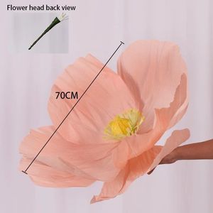 Simulated <b>Paper</b> Flowers Yu Meiren's Beauty Large Handmade Modern Style Environment-Friendly Soft Valentine's Day Decorative - Product Image 2