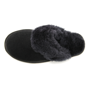 cuero de gamuza de terciopelo suave zapatillas de invierno cálido dormitorio casa Casa de China, venta al por mayor zapatillas - Product Image 6