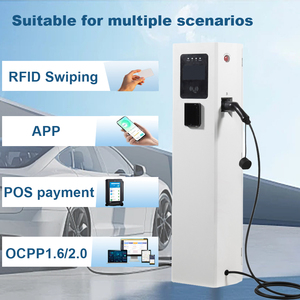 Estaciones de Carga para Vehículos, Cargador para Autos Eléctricos de 22kW*2, Uso Comercial con Enchufes/Cables Dobles, con WIFI, 4G y APP - Product Image 3
