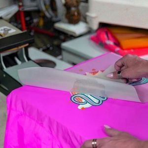 75u 60cm PET Film DTF Film Roll Hot Peel 60CM*100M Heat Transfer Film for High-Temperature Clothing for <b>T</b>-shirt Printer - Product Image 5