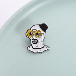 Art Clown Cartoon Enamel Pins Halloween Horror Metal Brooch Badge Fashion Jewellery Clothes Hat Backpack Accessory Gifts - Product Image 1