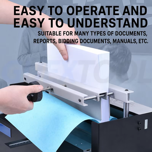 Máquina de Encuadernación con Pegamento WD40B, Máquina de Encuadernación Manual de Escritorio Pequeña, Máquina de Encuadernación con Pegamento Termofusible, Máquina de Oficina para Contratos - Product Image 2