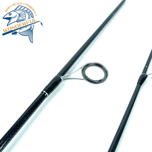 1.8m 2.1m 2.4m 2 Section Ml Carbone Pike Basse Coulée Spinning <span class=keywords><strong>Canne</strong></span> À Pêche Au Leurre - Product Image 5