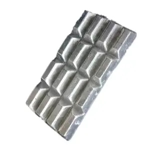 Chine usine pur métal 99.994% lingots de plomb alliage d'aluminium lingot de zinc lingot d'étain avec le prix bon marché en vente