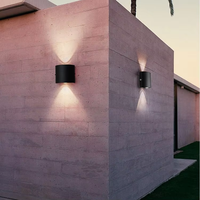 Applique murale LED moderne étanche 6W IP65 pour intérieur/extérieur AC85-265V montage mural pour la décoration intérieure, la cour et le jardin.