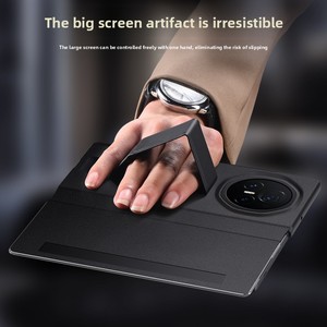 Intelligent sleep answering for Honor Magic V5 phone case magnetic flip <b>folding</b> <b>screen</b> phone case wristband holder - Product Image 3
