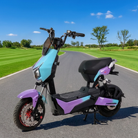 Scooter électrique à batterie au plomb-acide avec cadre en acier à haute teneur en carbone et pneus à vide de 14 pouces pour la conduite hors route