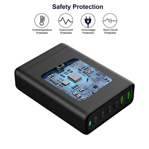 Produit de vendeur chaud sur <span class=keywords><strong>Amazon</strong></span> GaN <span class=keywords><strong>chargeur</strong></span> 200W USB C <span class=keywords><strong>chargeur</strong></span> mural Station PD charge rapide pour iPhone <span class=keywords><strong>Samsung</strong></span> Xiaomi pour le meilleur - Product Image 6