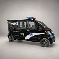 Voiture de patrouille électrique 4 places 48V 60V 72V pour le campus, la communauté, les centres de villégiature, les hôtels et la sécurité