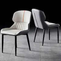OEM ODM приветствуется во французском стиле современный роскошный коммерческий кожаный обеденный стул для столовой