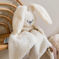Serviette Apaisante Couverture de Lapin Supersoft pour Enfants 75X100 cm Literie Lapidou Polyester Turquoise