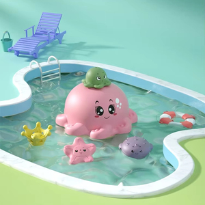 Tắm phun cho trẻ em ánh sáng lên có thể sạc lại bồn tắm đồ chơi trẻ em hồ bơi nước đồ chơi phun nước hồ bơi bồn tắm đồ chơi cho vòi hoa sen - Product Image 6