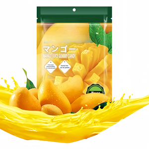 Holeywood 80gフルーツキャンディージュース皮をむいたマンゴーミイラ楽しいフルーツスナックグルテンフリーハラール認定フルーティーフレーバースナックボックス - Product Image 1