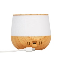 Parfum de maison professionnel 80ml 7 lumières changeantes couleur bois blanc brume fraîche huile essentielle Mini diffuseurs d'arôme