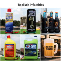 Grande bouteille de bière gonflable d'extérieur, accessoires publicitaires pour événements, promotions, merchandising, présentoirs décoratifs