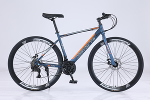Vélo de route adulte à cadre en acier, 24-30 vitesses, vélo de route à vitesse variable, vélo adulte, vélo à guidon plat, vélo de gravier KMT-LNUO-F Stee - Product Image 2