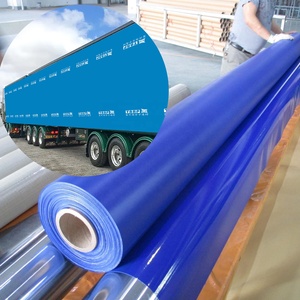 Housses de camion robustes de taille personnalisée bâche en rouleau imperméable bâche en PVC tissu pour la protection des véhicules utilitaires teint en fil - Product Image 6