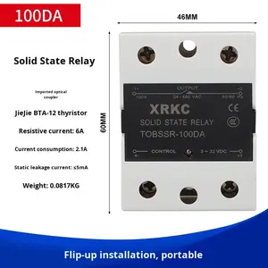 OEM SSR-25DA/40/60/80/100DA 高出力単相ソリッドステートリレー（ネジ端子付き、産業用） - Product Image 6