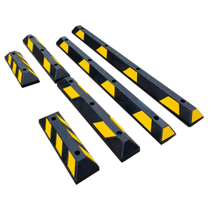 Bloqueador de Ruedas para Garaje, Tope de Goma para Suelo, Protector de Pared para Ruedas de Coche - Product Image 1