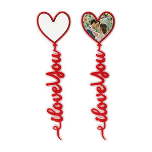 Bâtons de roses en acrylique MDF vierges pour sublimation, imprimables sur une face, pour cadeaux floraux personnalisés avec photo, pour l'amour et les célébrations (vente en gros) - Product Image 4