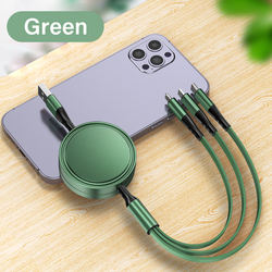 Câble USB vert 3 en 1