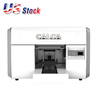 Printer UV Digital CALCA A3 LED Flatbed untuk Kaos, Casing Ponsel, Botol, Kaca, Logam, Akrilik, Kayu, Stok AS