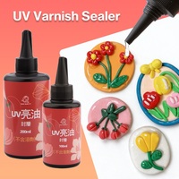 TIMESRUI Vernis Scellant Sans Solvant – Couche de Finition Polymérisable pour Bois, Résine, Argile, Cuir, Peaux Animales, Peaux Artificielles, Motifs Décoratifs, Haute Brillance