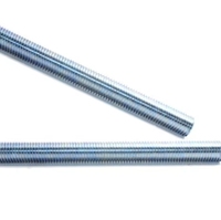 DIN975 Carbon Steel Hex Head Galvanized Threaded Rod M6-M10 Sizes M10 Grades 4.8 & 6.8 Zinc Plated Stud Rod